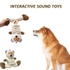 Hemp Doll with Sounds Dog Toy Durable for Biting