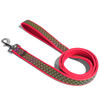 Reflective Pattern Nylon Neoprene Pet Dog Leash Night Use