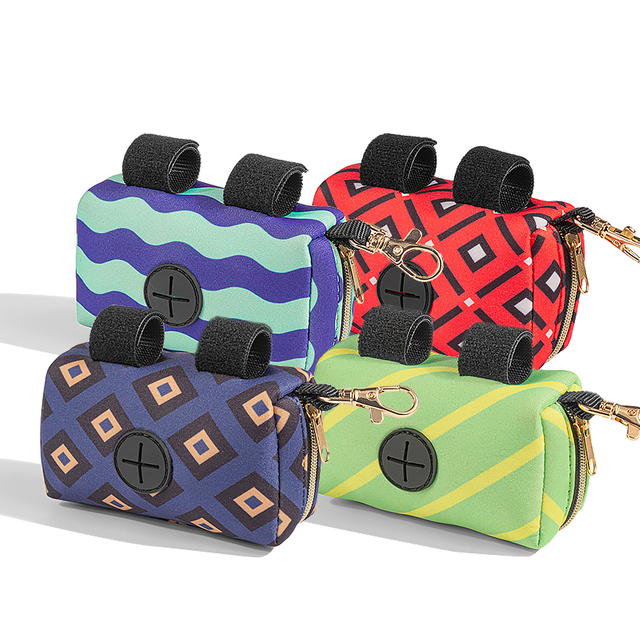 Neoprene Dog Poo Bag Holder for Multi-color Options