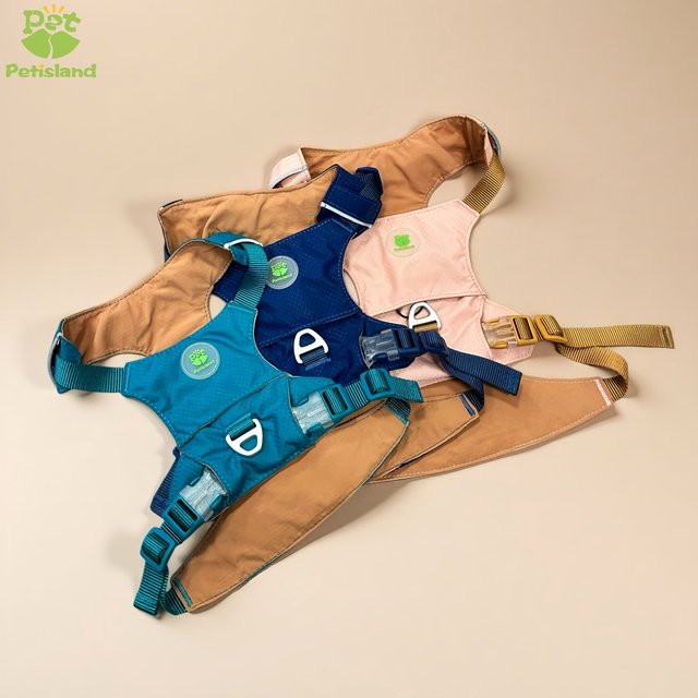 Ultra Lightweight Pet Dog Harness with GPS Pocket | Quick Dry Water Friendly Outdoor Dog Vest 