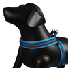No Pull Space Breathable Mesh Fabric Reflective Wires Dog Harness with Comfortable Design