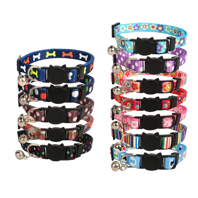 OEM Pattern Polyester Lovely Cat Collar 