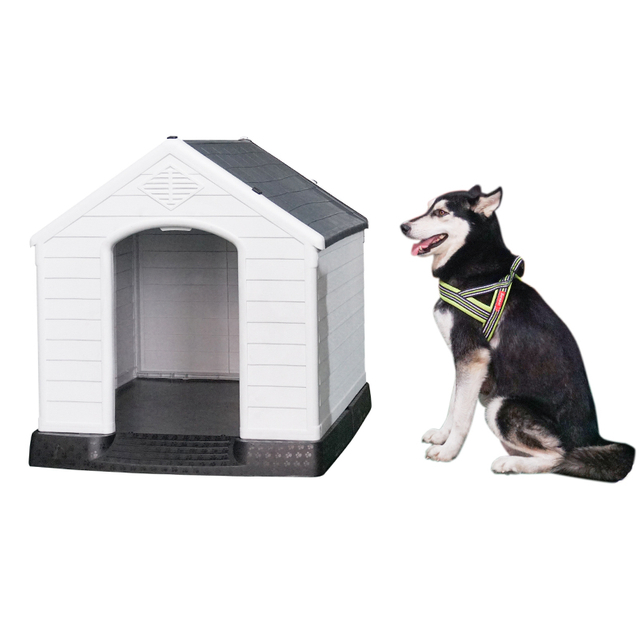 ECO-Friendly PP Plastic Large Dog House for Outdoor Use Waterproof