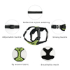 New Knitted Fabric Light Weight Dog Harness with Reflective Wires