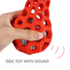 Natural Rubber Dog Toy with Sounder