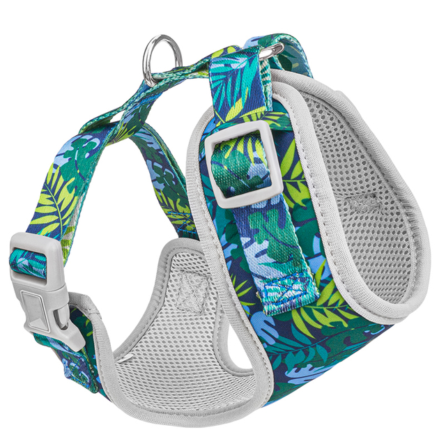 Silk Print OEM Pattern Neoprene Dog Harness 