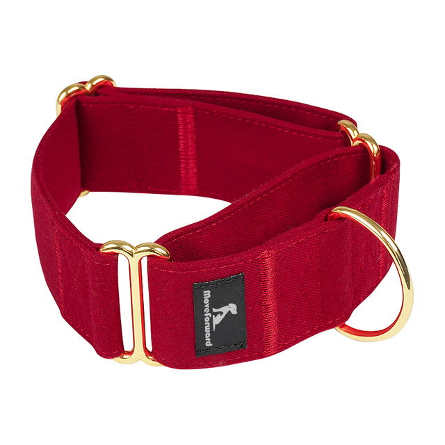 Woolen Cloth Choke Training Dog Collar Luxury Design