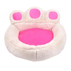 Velvet Cloth Surface Pet Dog Bed With Cotton Inside