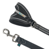 Reflective Leather Pet Dog Collar And Leash with Buckle Lock Special Comfort Handle for Walking Dog
