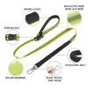 Reflective Multi-function Elastic Dog Leash with Matte Clip