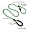 P Shape Polyester Nylon Dog Rope Leash for Training Slip Dog Leash