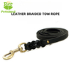 Petisland 100% Purely Handwoven First Layer Cowhide Genuine Leather Dog Leash 