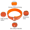 Reflective 5cm Thick Neoprene Nylon Training Choke Dog Collar 