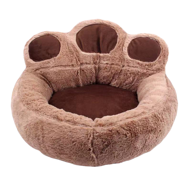 Velvet Cloth Surface Pet Dog Bed With Cotton Inside