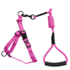 Useful Home Dog Supply Polyester Dog Harness Nylon Rope Dog Leash Set