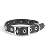 Metal Decoration PU Leather Pet Dog Collar 