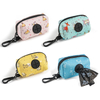 Colorful OEM Pattern Neoprene 6 in 1 Pet Dog Collar Leash Harness Bandana Dispenser Set