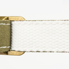 Canvas And Cotton Double Layers Pet Dog Collar with Half Metal Buckle
