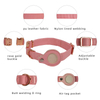 Tracking Collar Genuine Leather Pet Dog Collar with Air Tag GPS Holder
