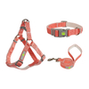 Bamboo Fiber with Cotton Light Dog Collar Harness Leash Set