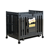 Stainless Steel Dog Cage Home Used with Wheels for Moving