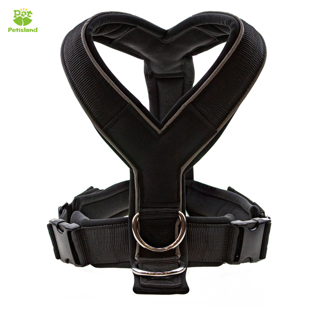 Y Shape Super Thick Lining Padded Dog Harness With Reflective Strips