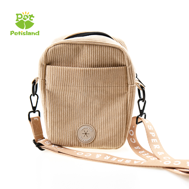 2025 New Fleece Pet Dog Training Treat Pouch Bag with Poo Bag Holder Dispenser