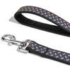 Reflective Pattern Nylon Neoprene Pet Dog Leash Night Use
