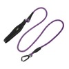 Neoprene Handle Design Reflective Nylon Woven Rope Dog Leash with Aluminum Alloy Clip