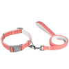 Bamboo Fiber with Cotton Webbing Pet Dog Collar Leash Set Eco-friendly