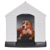 ECO-Friendly PP Plastic Large Dog House for Outdoor Use Waterproof