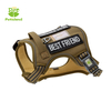 Petisland Urban Tactical Dog Harness: Casual City Style with Contact Card Design