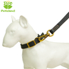 Petisland Genuine Leather Short Version Traffic Handle Lead Dog Leash For Walking Across Road