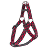 Plaid Cotton Nylon Quick Wear Harness Easy Adjustable