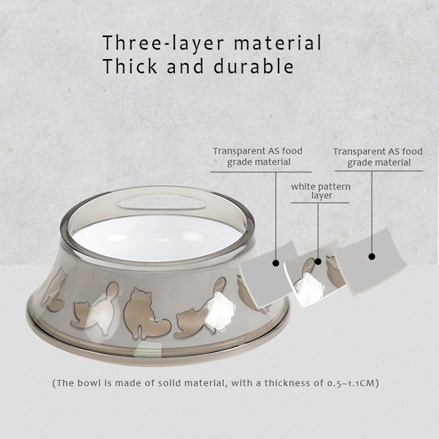 Crystal Anti-slip Pet Cat And Dog Bowl