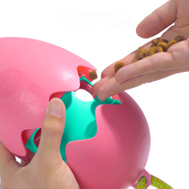 Interesting Puzzle Dinosaur Eggs Dog Toy for Playing Treat Toy