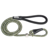 Bully Large Dog Choice P Shape Nylon Rope Training Dog Leash with Reflective Wires