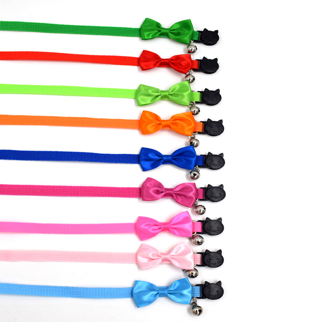 Cat Use Bowtie Cotton Cat Collar