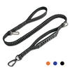 Reflective Elastic Band Dog Lead Leash with Pet Seat Belt Buckle And Plastic Comfortable Handle