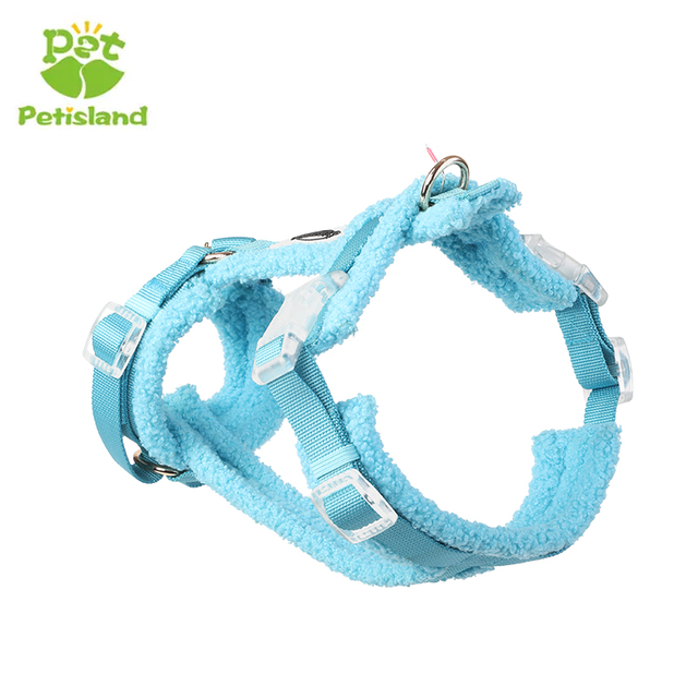 Petisland Custom Padded Dog Harness Soft Cashmere Lining Comfortable Adjustable Pet Vest Harness