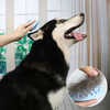 Dog Shower Use Plastic Pet Hair Brush Easy To Clean