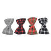 Plaid Cotton Quick Wear Design Dog Collar Leash Harness Set for All Breed
