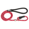 Bully Large Dog Choice P Shape Nylon Rope Training Dog Leash with Reflective Wires