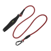 Neoprene Handle Design Reflective Nylon Woven Rope Dog Leash with Aluminum Alloy Clip