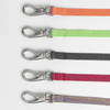Electronic Lighting Transparent Buckle Night Use Pet Dog Collar Leash with Matte Metal Accessories