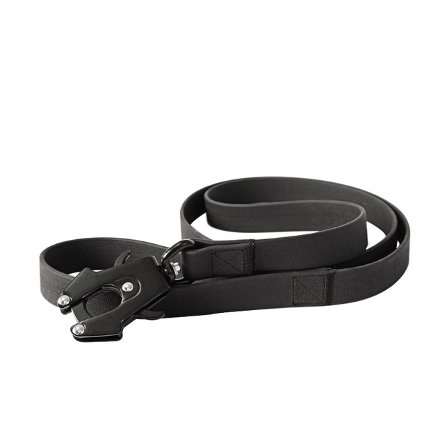 Embossed Waterproof Pvc Pet Dog Leash Easy-clean with Aluminum Alloy Frog Clip 
