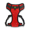 Updated Waterproof Breathable Mesh Fabric No Pull Pet Dog Harness with Reflective Wires