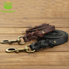 Petisland 100% Purely Handwoven First Layer Cowhide Genuine Leather Dog Leash 