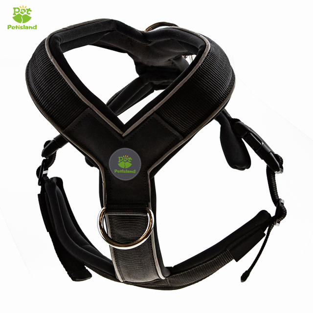Y Shape Super Thick Lining Padded Dog Harness With Reflective Strips
