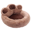 Velvet Cloth Surface Pet Dog Bed With Cotton Inside